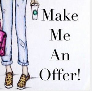 All offers welcomed on ALL ITEMS 💜💙💚❤️💖